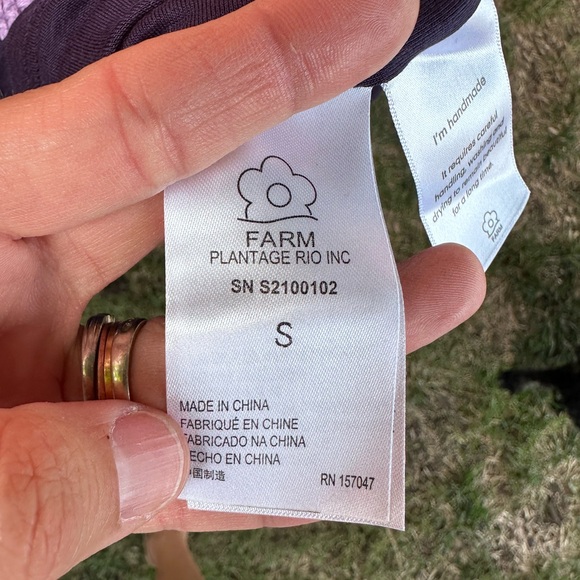 FARM Rio Multicolor Crochet Button-Up Dress - Picture 7 of 8